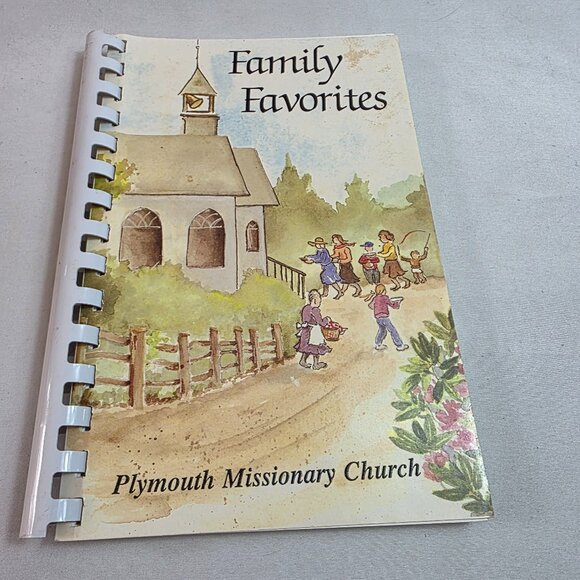 Vintage 1989 Church Cookbook Plymouth Missionary Church Plymouth Indiana - Picture 1 of 11